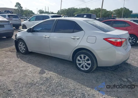 2015 Toyota Corolla L from USA, damaged, VIN 2T1BURHE1FC403727